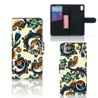 Wallet Case Xiaomi Redmi 7A Barok Flower - thumbnail