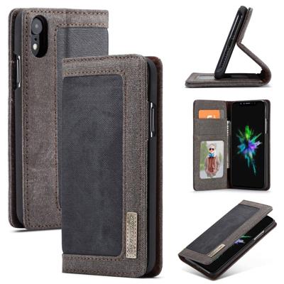 Caseme luxe wallet hoes - iPhone XR - zwart