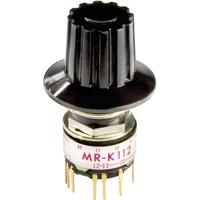 NKK Switches MRK112-A MRK112-A Draaischakelaar 125 V/AC 0.25 A Schakelposities 12 1 x 30 ° 1 stuk(s) - thumbnail