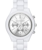 Horlogeband Michael Kors MK6254 Kunststof/Plastic Wit 20mm