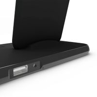 ZENS Aluminium Series Stand Wireless Charger + Dock ZEDC06B Inductielader 2000 mA Uitgangen Qi-standaard, USB, Apple dock-stekker Lightning Zwart - thumbnail