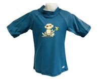 Banz Banz shirt Rash met korte mouwen junior jungle blauw 130 cm