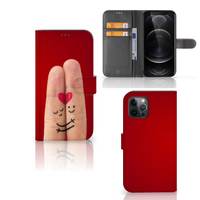 Apple iPhone 12 Pro Max Wallet Case met Pasjes Liefde - Origineel Romantisch Cadeau - thumbnail