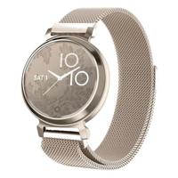 By Qubix - Milanese bandje - Vintage goud - Compatible met Garmin Lily 2 - Compatible Garmin bandje