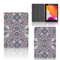 iPad 10.2 2019 | iPad 10.2 2020 | 10.2 2021 Leuk Tablet hoesje Flower Tiles