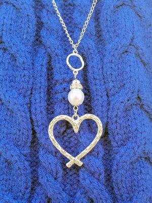 Pearl Heart Shape Necklace