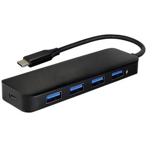 VALUE 14.99.5039 interface hub USB 3.2 Gen 1 (3.1 Gen 1) Type-C 5000 Mbit/s Zwart