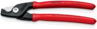 Knipex Kabelschaar | lengte 160 mm kunststof mantel | 1 stuk - 95 11 160 - 95 11 160 - thumbnail