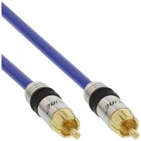 InLine 4043718081929 audio kabel 2 m RCA Blauw