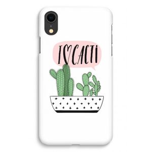 I love cacti: iPhone XR Volledig Geprint Hoesje