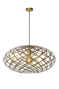 Lucide WOLFRAM - Hanglamp - Ø 65 cm - 1xE27 - Mat Goud / Messing