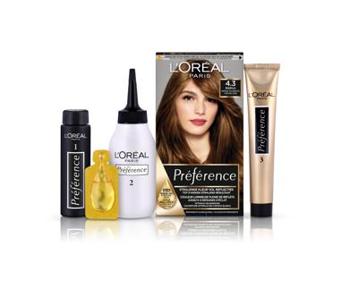 L’Oréal Paris Préférence 4.3 - Manille Midden Goudbruin - Haarverf met Color extender