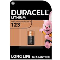 Duracell CR123 CR-123A lithiumbatterij 1400 mAh 3 V 1 stuk