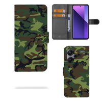 Xiaomi Redmi Note 13 Pro Plus Telefoon Hoesje Army Dark - thumbnail