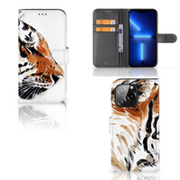 Hoesje iPhone 13 Pro Watercolor Tiger - thumbnail