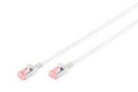 Digitus DK-1624-015S RJ45 Netwerkkabel, patchkabel CAT 6 U/FTP 1.50 m Wit Afgeschermd (dubbel), Vlambestendig, Folie afscherming, Afscherming gevlochten,