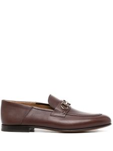 Ferragamo mocassins Gancini en cuir - Marron