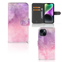 Hoesje iPhone 15 Pink Purple Paint - thumbnail