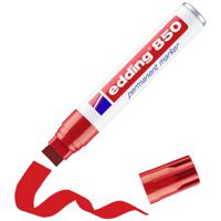 Edding 4-850-1-4002 Permanent marker Rood Watervast: Ja