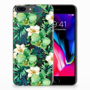 Apple iPhone 7 Plus | 8 Plus TPU Case Orchidee Groen