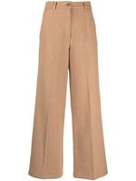 Kenzo pantalon ample à coupe courte - Marron