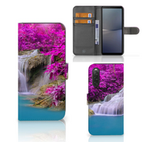 Sony Xperia 10 V Flip Cover Waterval - thumbnail