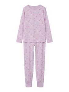 Name It Name It Meisjes Pyjama Lang Roze Pink Hearts