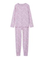 Name It Name It Meisjes Pyjama Lang Roze Pink Hearts - thumbnail