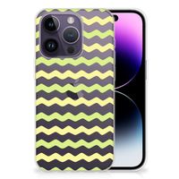 Apple iPhone 14 Pro TPU bumper Waves Yellow - thumbnail