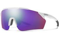 Smith - ruckus bril matte white chromapop violet mirror