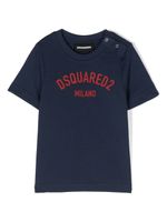 DSQUARED2 KIDS t-shirt en coton à logo imprimé - Bleu - thumbnail