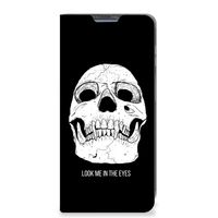 Mobiel BookCase Poco X4 Pro 5G Skull Eyes