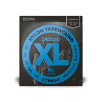 D'Addario ETB92-5 snaar voor muziekinstrumenten Elektrisch/bas 5 stuk(s) Nylon Gitaar - thumbnail