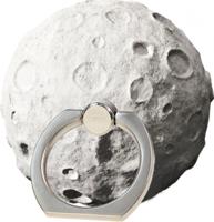 I Total telefoonring maan junior 4.5 x 3.2 cm metaal zilver