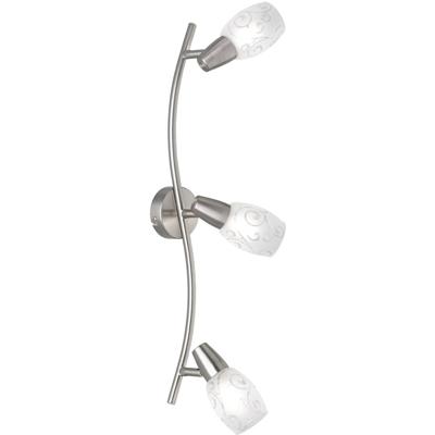 LED Plafondspot - Plafondverlichting - Trion Kalora - E14 Fitting - 3-lichts - Rechthoek - Mat Nikkel - Aluminium LED Plafondspot - Plafondverlichting - Trion Kalora - E14 Fitting - 3-lichts - Rechthoek - Mat Nikkel - Aluminium