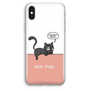 GSM poes: iPhone XS Max Transparant Hoesje