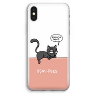 GSM poes: iPhone XS Max Transparant Hoesje - thumbnail