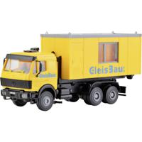 Kibri 16310 H0 Vrachtwagen Mercedes Benz LP-wissellaadbak met railbouw-container