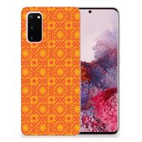 Samsung Galaxy S20 TPU bumper Batik Oranje - thumbnail