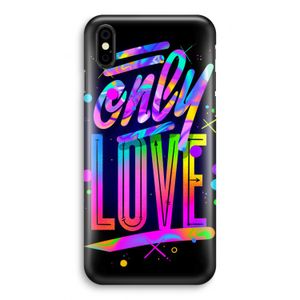 Only Love: iPhone Xs Volledig Geprint Hoesje