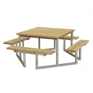 ThermoWood® Picknicktafel Vierkant Twist