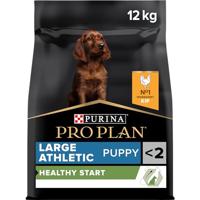 Pro Plan Hond Large Athletic Puppy Hondenvoer, Hondenbrokken voor Puppy's van Grote Rassen - Atletische Lichaamsbouw, met Kip, 12kg