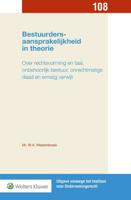 Bestuurdersaansprakelijkheid in theorie - W.A. Westenbroek - Paperback (9789013145663)