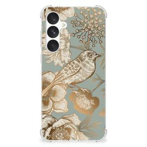 Case voor Samsung Galaxy A55 Vintage Bird Flowers