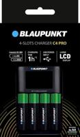 Blaupunkt Geavanceerde oplader voor 1-4 Ni-MH-accu's, 1 uur oplaadtijd, inclusief 4 AA Blaupunkt accu's