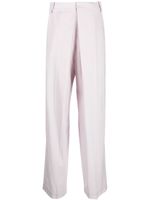 Low Classic pantalon de tailleur à détails plissés - Violet