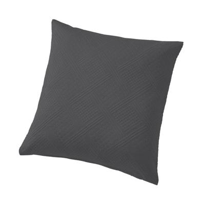 Jacquard-kussenovertrek, antraciet 40 x 40 cm