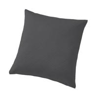 Jacquard-kussenovertrek, antraciet 40 x 40 cm