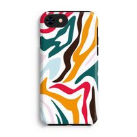 Colored Zebra: iPhone 8 Tough Case - thumbnail