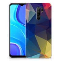 Xiaomi Redmi 9 TPU Hoesje Polygon Dark